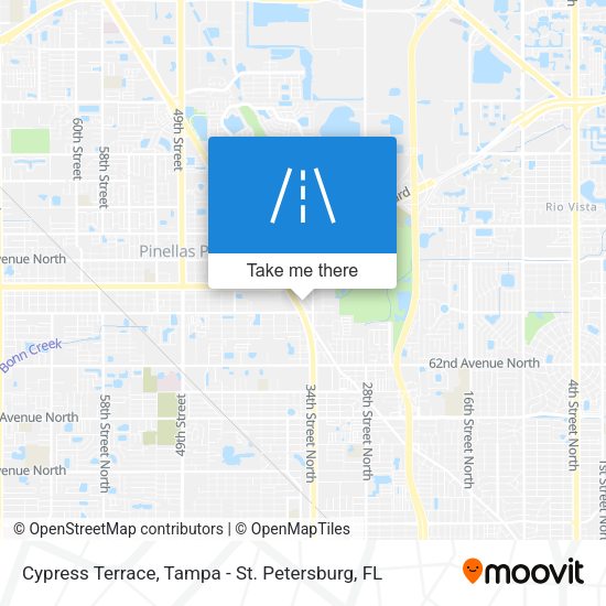 Mapa de Cypress Terrace
