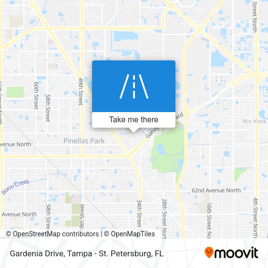 Mapa de Gardenia Drive