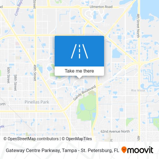 Mapa de Gateway Centre Parkway