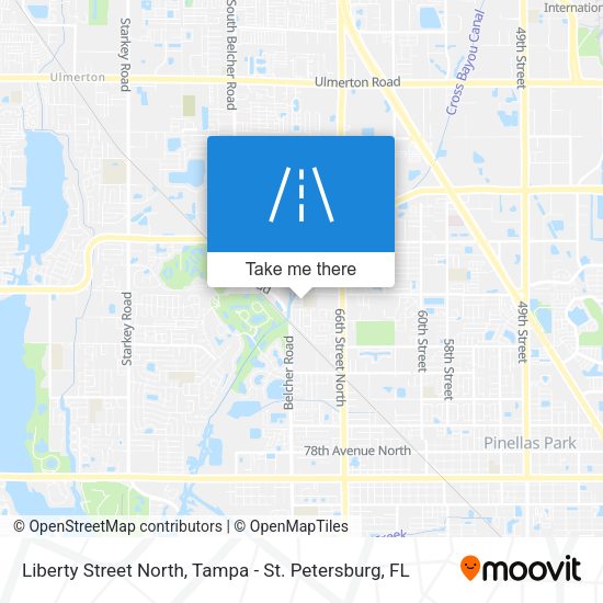 Mapa de Liberty Street North