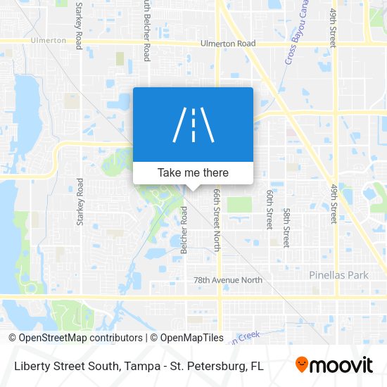 Liberty Street South map