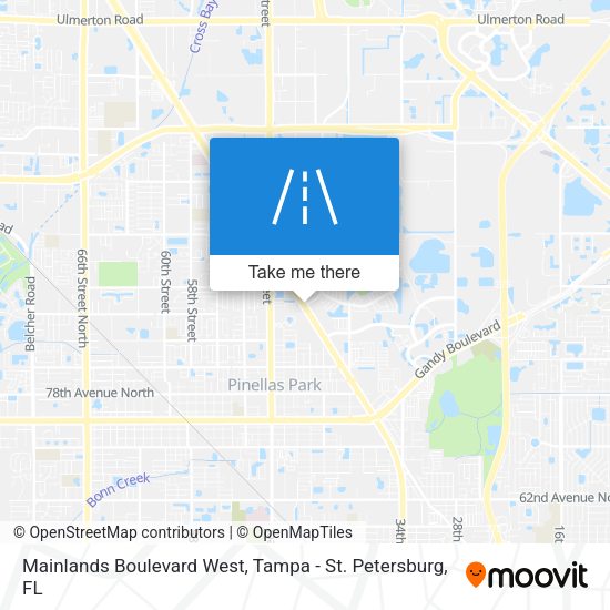 Mapa de Mainlands Boulevard West