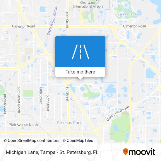 Michigan Lane map