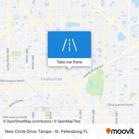 Mapa de New Circle Drive