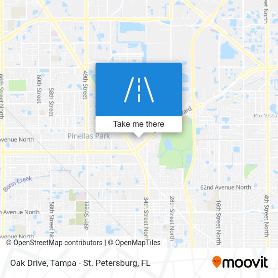 Mapa de Oak Drive