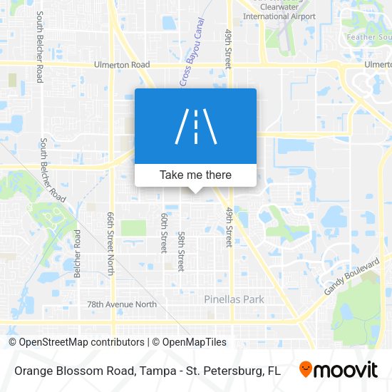 Mapa de Orange Blossom Road