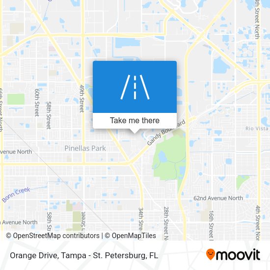 Orange Drive map