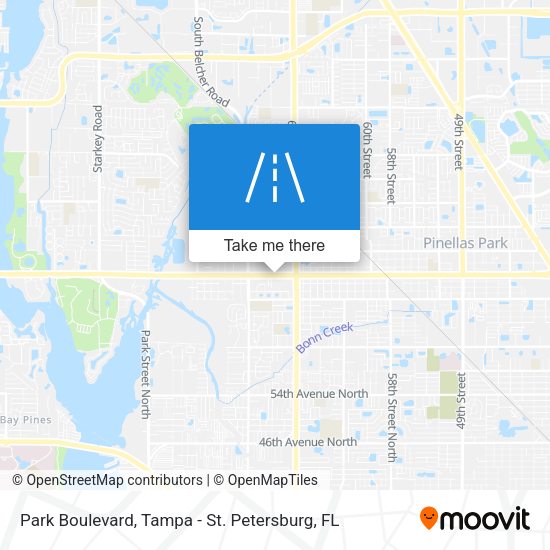 Park Boulevard map