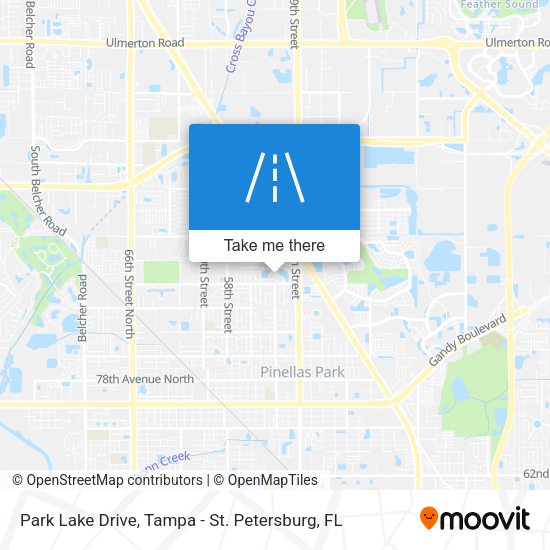 Park Lake Drive map