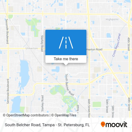 Mapa de South Belcher Road