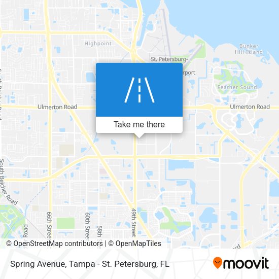 Spring Avenue map