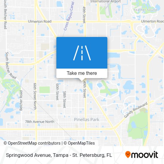 Mapa de Springwood Avenue