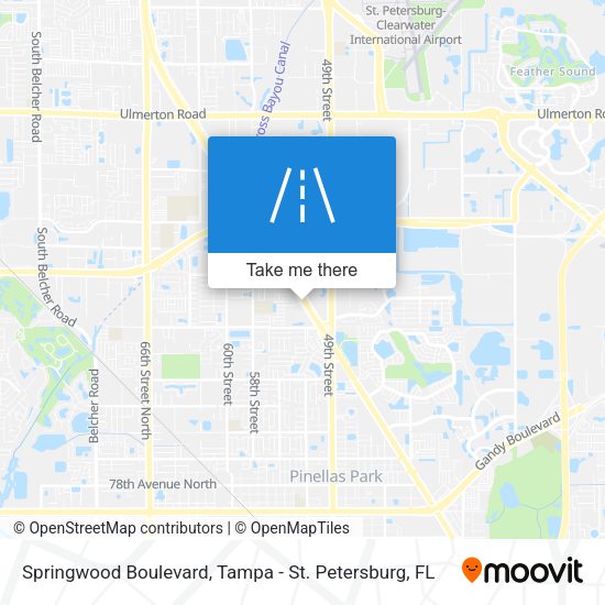 Springwood Boulevard map