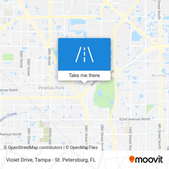 Violet Drive map