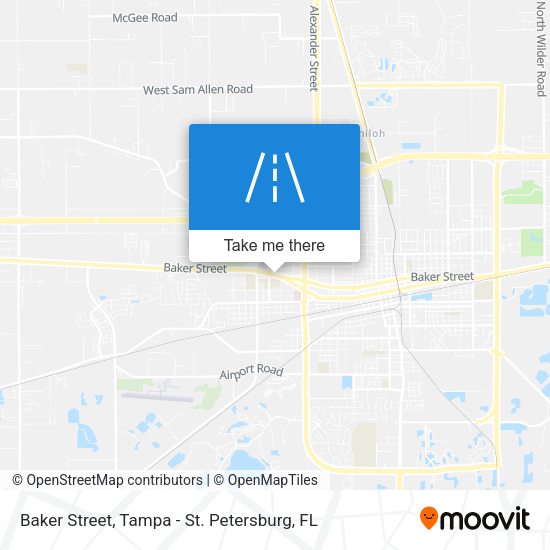 Baker Street map