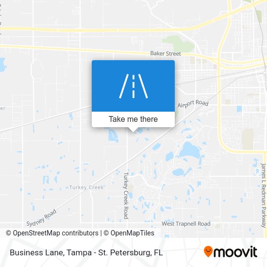 Business Lane map