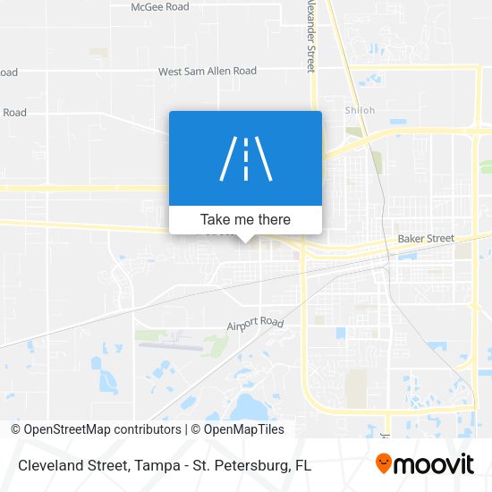 Cleveland Street map