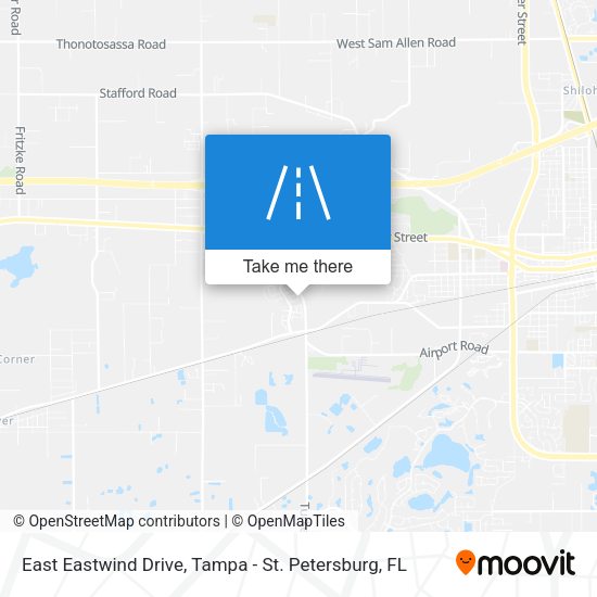 Mapa de East Eastwind Drive
