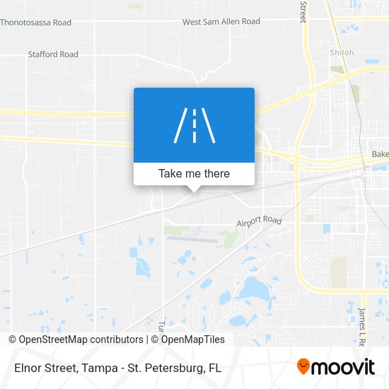 Elnor Street map