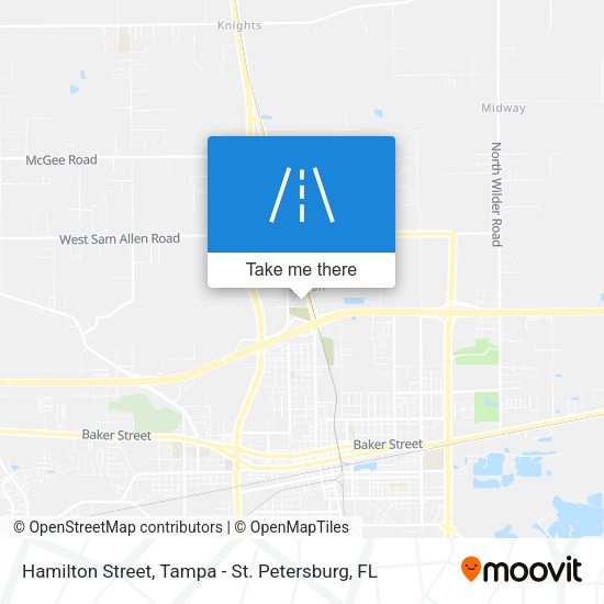 Mapa de Hamilton Street