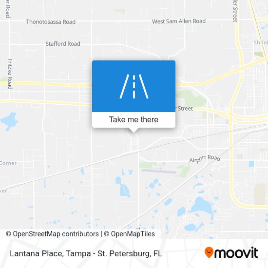 Lantana Place map