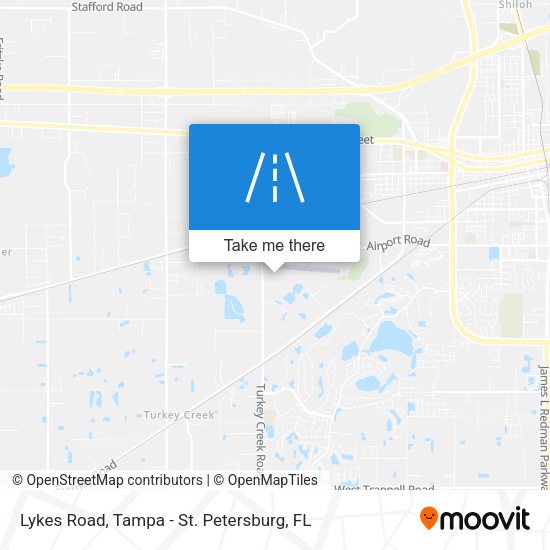 Lykes Road map