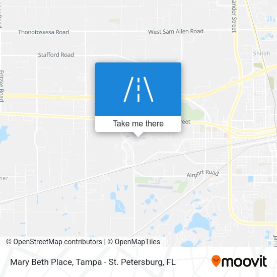 Mary Beth Place map