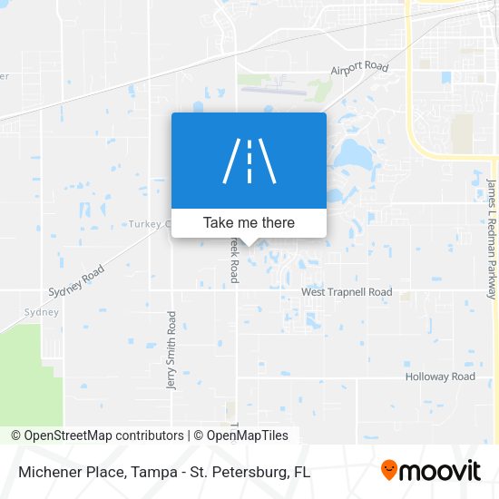 Michener Place map