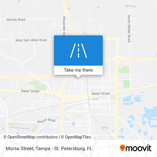 Morse Street map