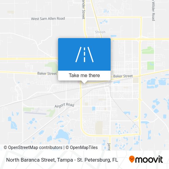 Mapa de North Baranca Street