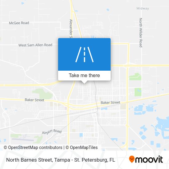 Mapa de North Barnes Street