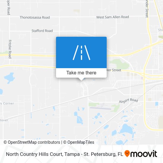 Mapa de North Country Hills Court