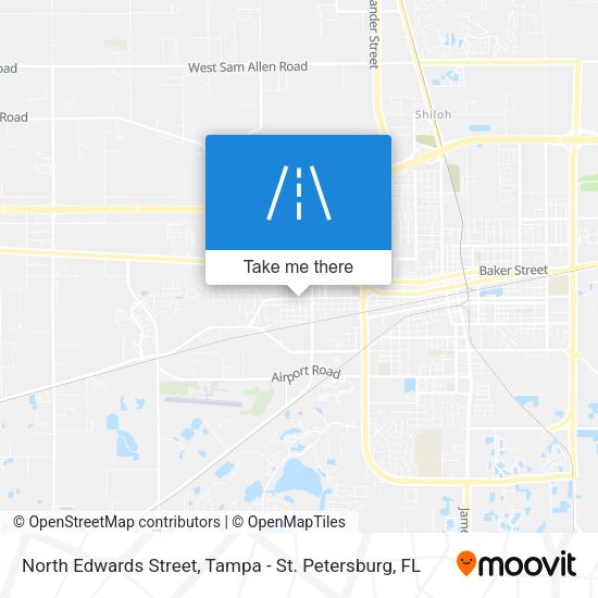 North Edwards Street map