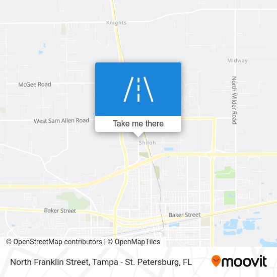 Mapa de North Franklin Street