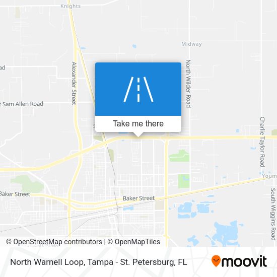 Mapa de North Warnell Loop