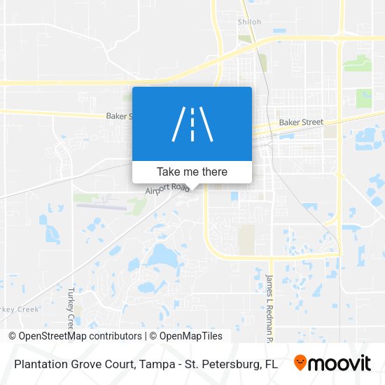 Plantation Grove Court map