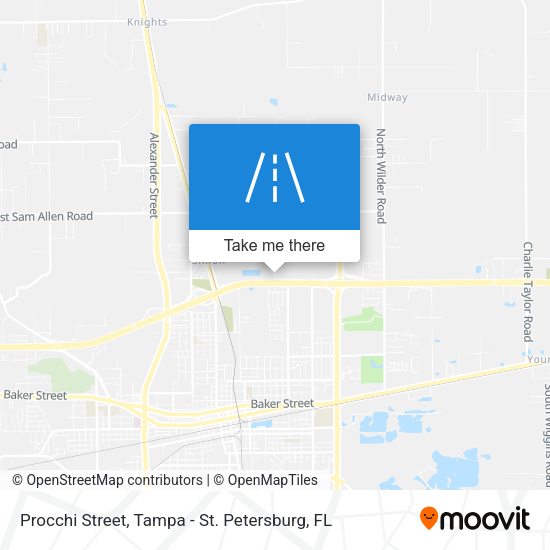 Mapa de Procchi Street