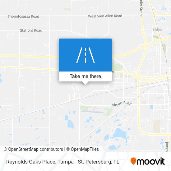 Mapa de Reynolds Oaks Place