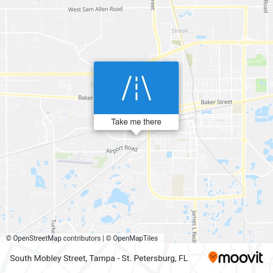 Mapa de South Mobley Street