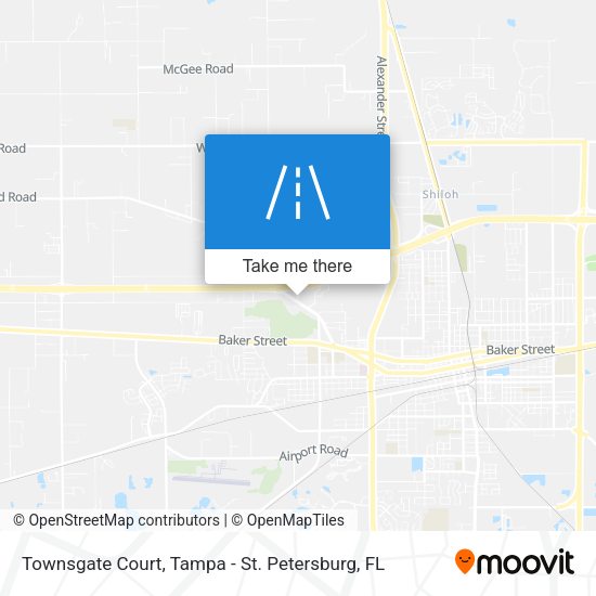 Mapa de Townsgate Court
