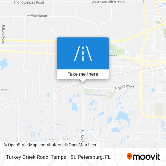 Mapa de Turkey Creek Road