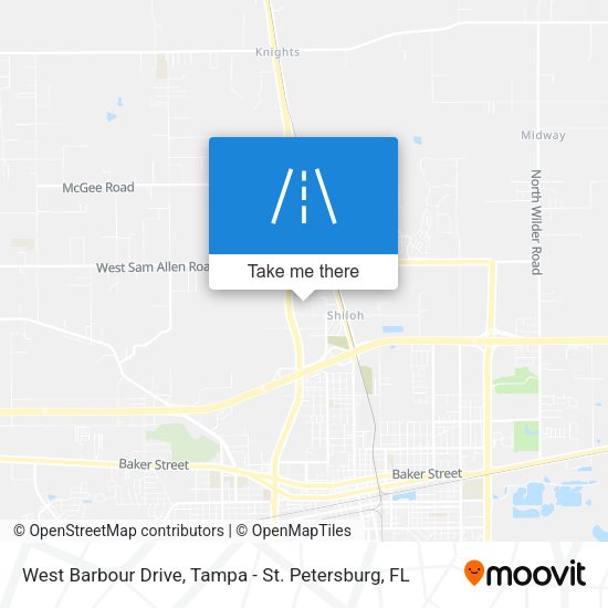 West Barbour Drive map