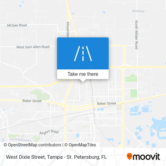 Mapa de West Dixie Street