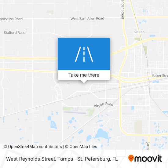 Mapa de West Reynolds Street