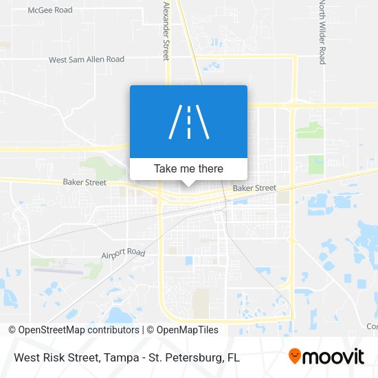 West Risk Street map