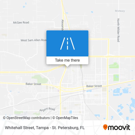 Whitehall Street map