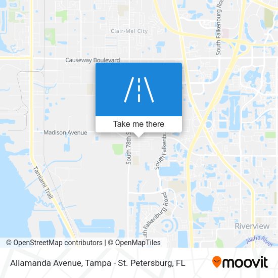 Mapa de Allamanda Avenue