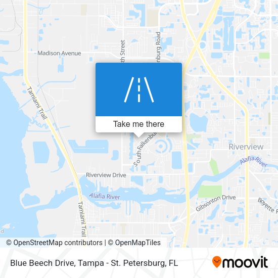 Blue Beech Drive map