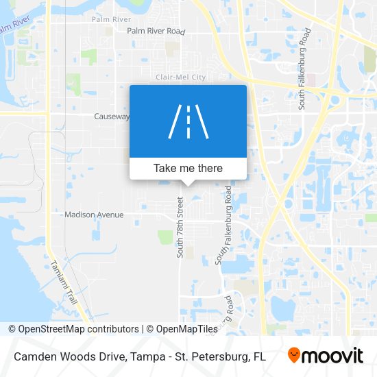Camden Woods Drive map