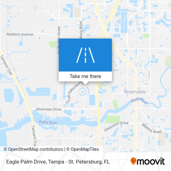 Eagle Palm Drive map